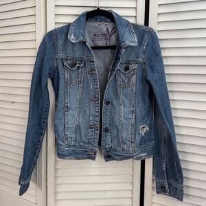 Hollister Jean Jacket Size Small